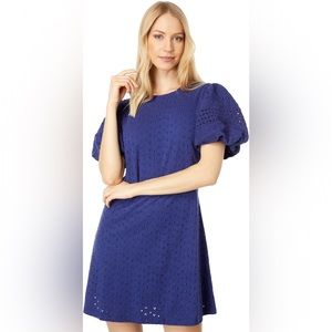Free People Apricot Rose Dress Blue